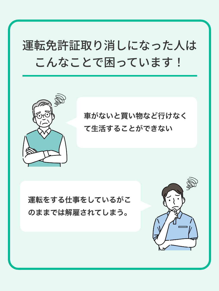 免許取り消し処分を回避する方法